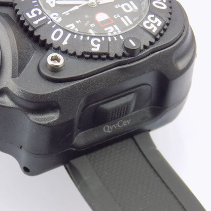 LED Flashlight Watch With Compass