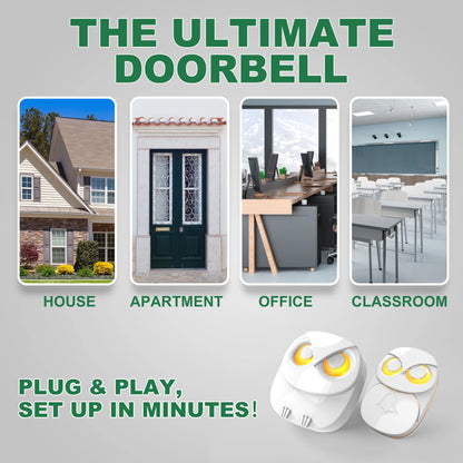 Wireless Owl Doorbell Chime